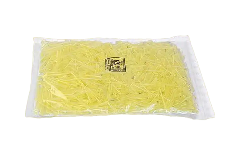 Pipette Tips, P.P, Yellow, CE-IVD, Autoclavable, 2-200 μl, W/O Filter, Non-sterile, 50 mm Length, 1000 pcs/bag