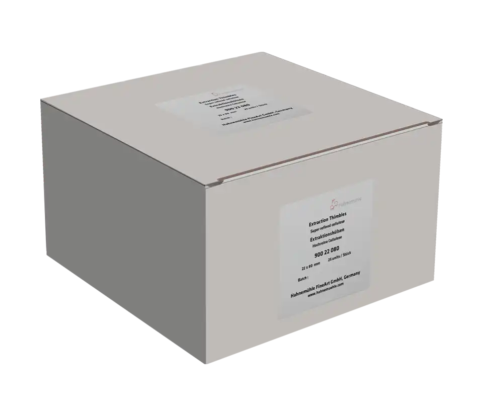 Soxhlet Ekstraksiyon Kartuşu, Grade 900, Selüloz, 22 x 80 mm, 25 adet/paket