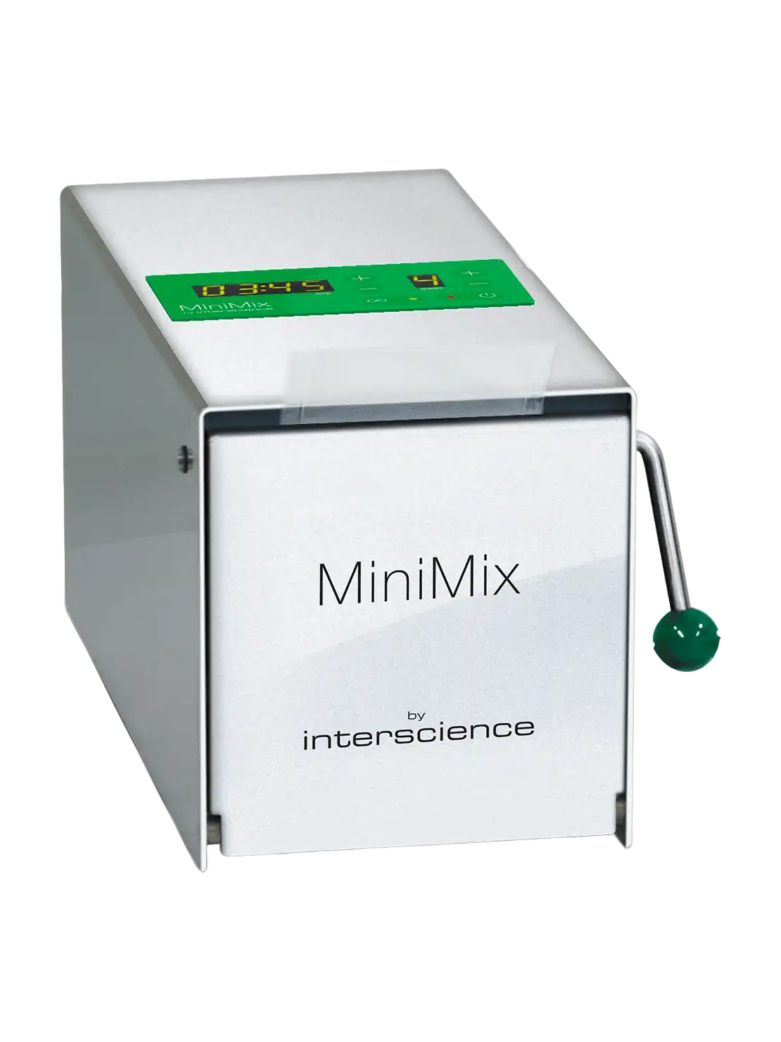 Stomacher Blender, MiniMix® 100 P CC, Stainless Steel Door, Digital Screen, Variable Speed, 5 - 80 ml Volume