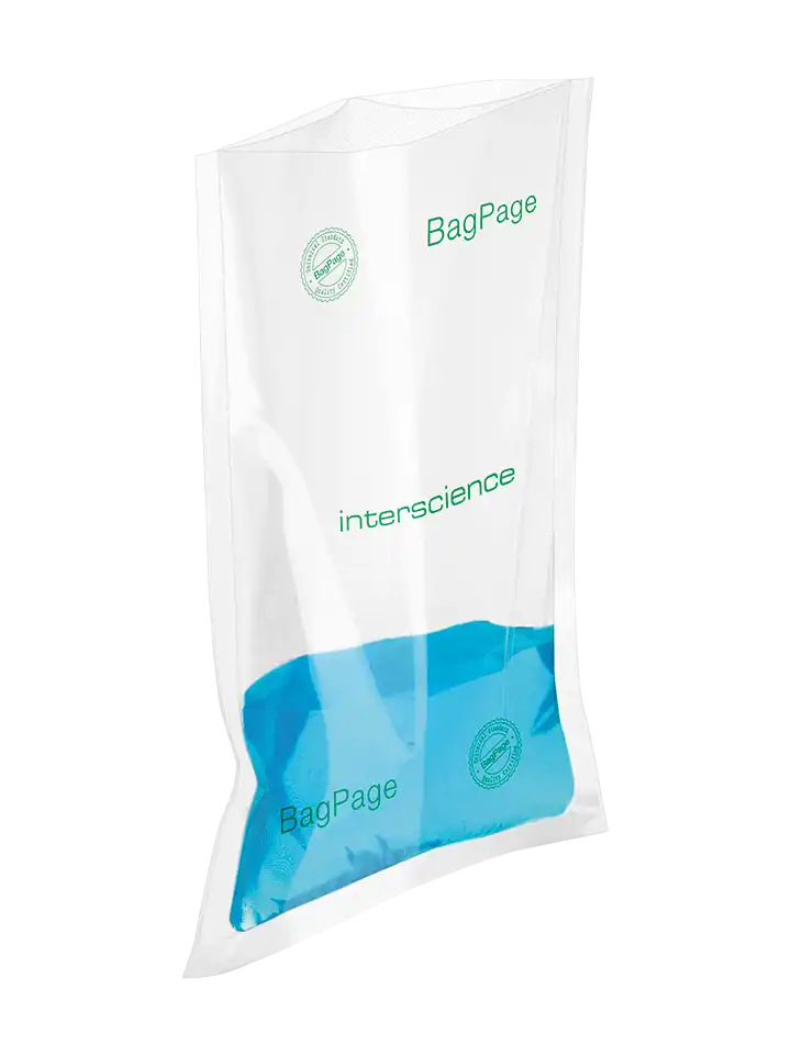 Stomacher Blender Bag, BagPage® + 400, with Full-page Filter, Sterile, 190 x 300 mm Dimensions, 400 ml, 25 pcs/pack, 500 pcs/box