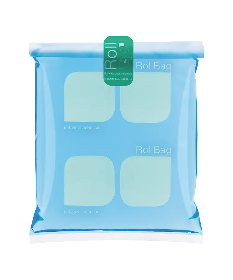 Sampling Bag, RollBag® 17.5 x 30, Non-Filter, Individually Sterile, 175 x 300 mm Dimensions, 1100 ml, 250 pcs/box