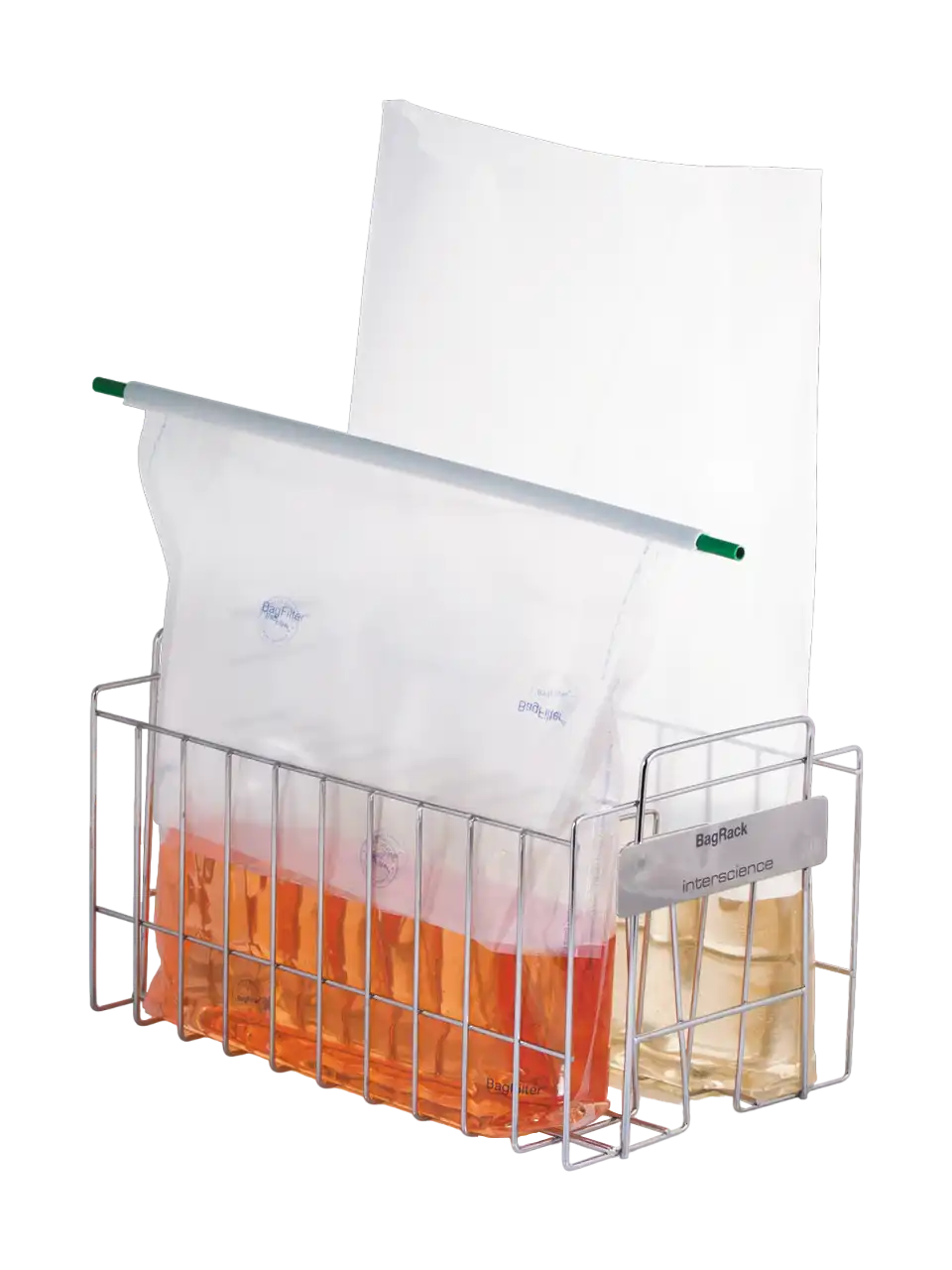 Bag Storage Rack, BagRack® 3500, Stainless Steel, Autoclavable, for 2 Bags with 2000-3500 ml Volume