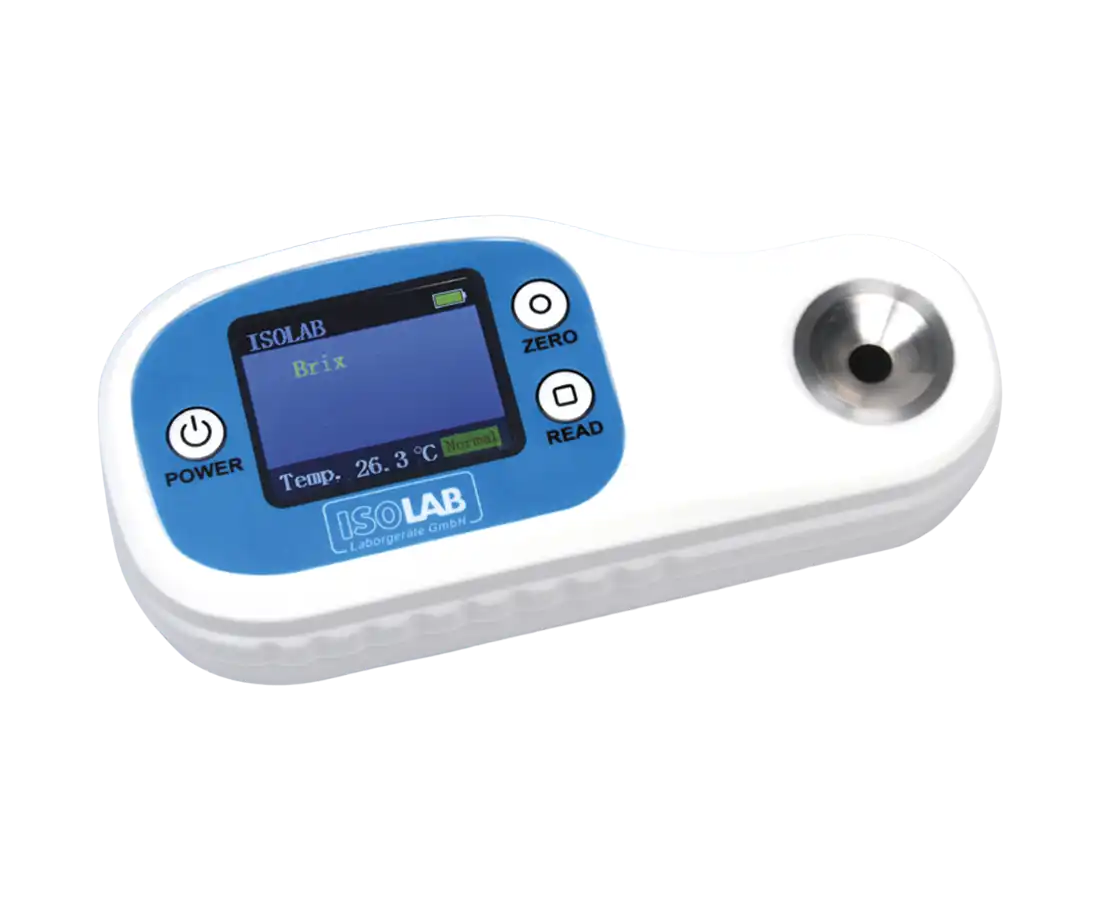 Refractometer, Digital, 0-95% Brix, 0,1% Division, with Automatic Temperature Compensation (ATC)
