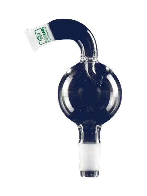 Splash Head, Borosilicate Glass, 75° Angled, Female Joint: NS 14/23, Male Joint: NS 14/23