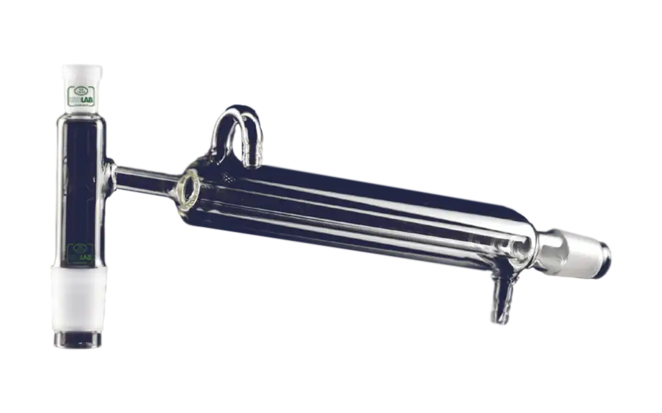 Distilling Links, Borosilicate Glass, Standard, with 160 mm Condenser, Male Joints: NS 14/23, Female Joint: NS 14/23