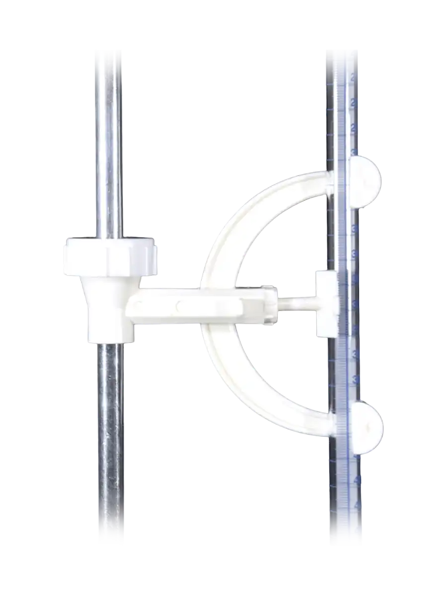 Burette Clamp, P.P, for Rods of Diameter 10 mm to 12 mm, One Burette Capacity