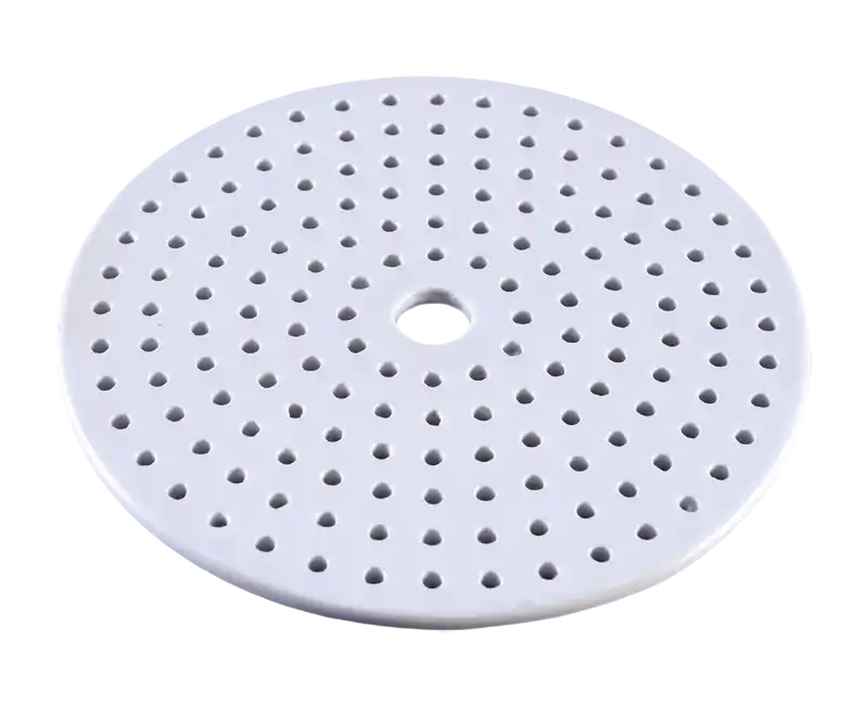 Desiccator Plate, Porcelain, Perforated, 190 mm Diameter