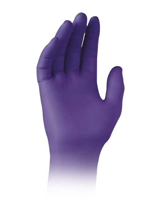 Gloves, Nitrile, Small Size (S), 0,06 mm Thickness, 240 mm Length, Purple, 100 pcs/pack