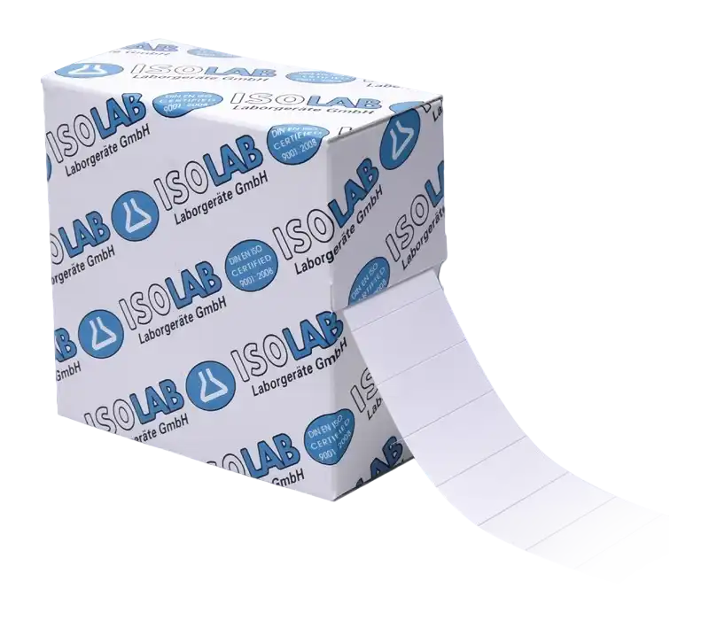 Label, Rectangular, -40°C … + 121°C Thermal Resistance, for General Use, 38 x 19 mm Dimensions, White, (1 Rulo) 1000 pcs/pack