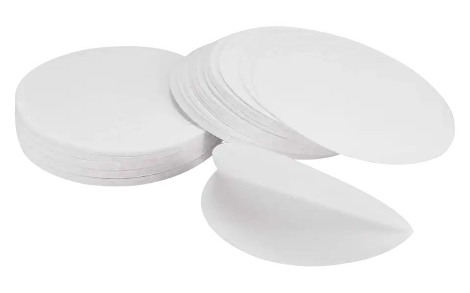 Quantitative Filter Paper, ISOLAB, Blue Ribbon, Slow Filtration Speed, Plain Discs, 110 mm Diameter, 100 pcs/pack