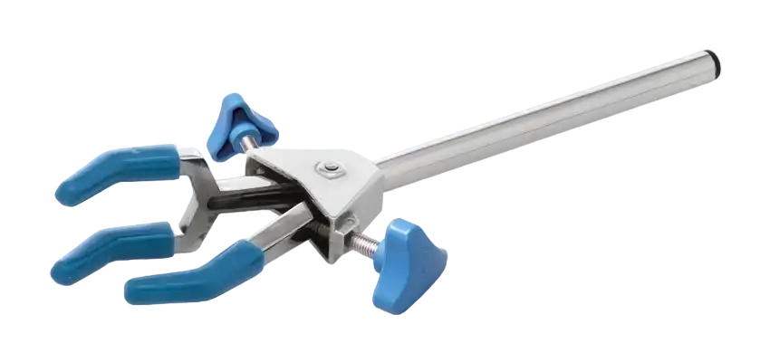 Clamp, Chromated Steel Body, PVC Coated 3 Jaws with 70 mm Grip Diameter, W/O Bosshead