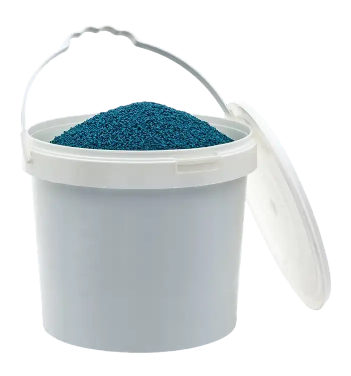 Bucket, P.E, with Lid and Handle, 120 mm Top Diameter, 122 mm Height, 1 L Volume, 10 pcs/pack