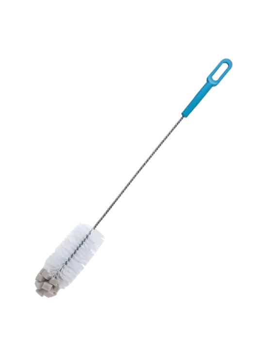 Laboratory Brush, for Medium Size Bottles, 460 mm Stem Length, 50 mm Brush Diameter, 110 mm Brush Length