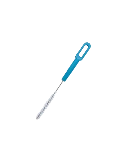 Laboratory Brush, for Narrow Tubes, 235 mm Stem Length, 12 mm Brush Diameter, 80 mm Brush Length