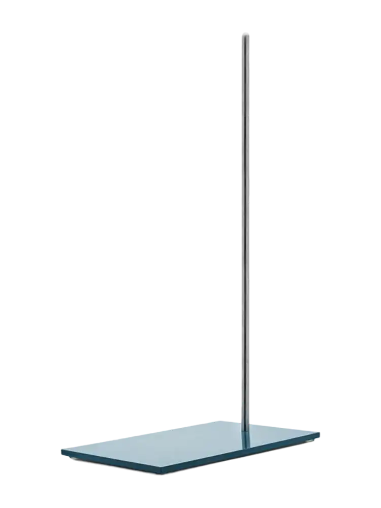 Laboratory Stand, Enamel Coated Steel, Rectangular, W/O Rod, 130 x 210 mm Dimensions