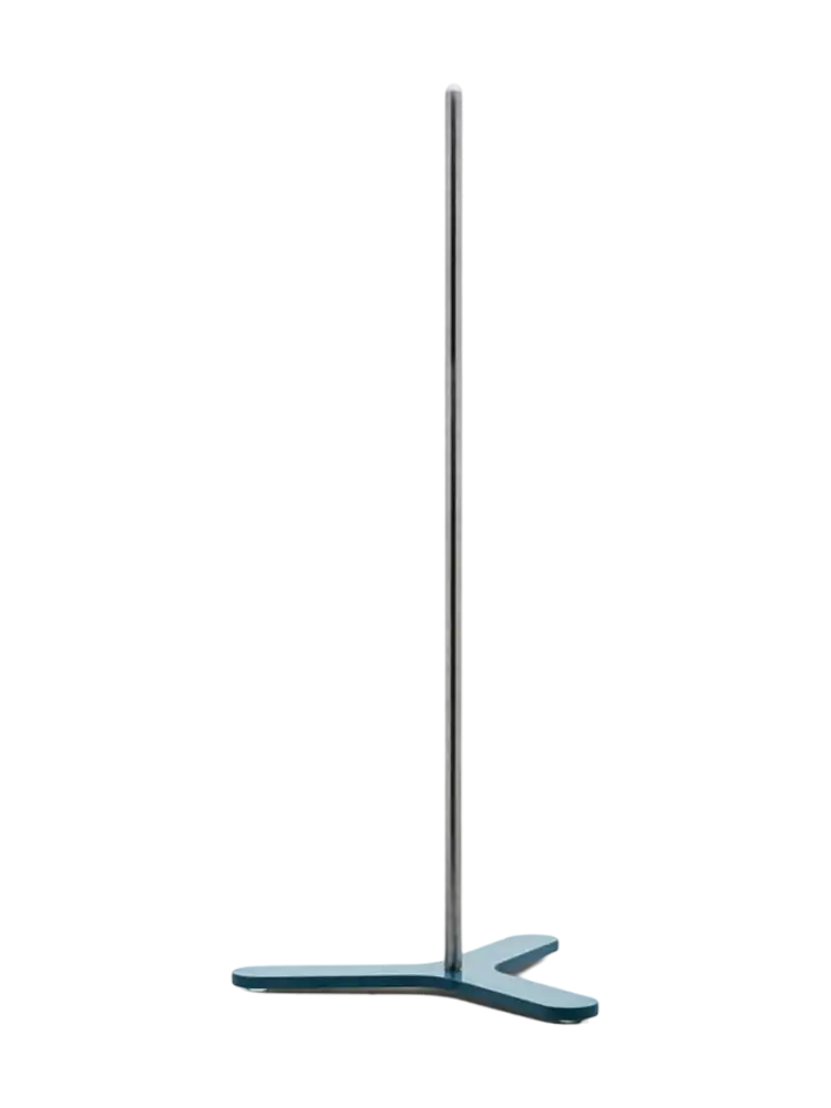 Laboratory Stand, Enamel Coated Steel, Triangle, W/O Rod, 115 mm Length