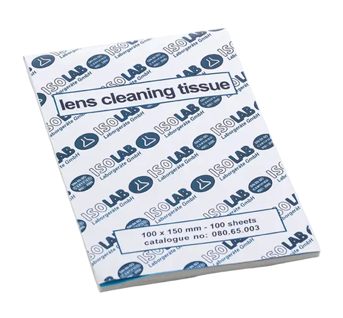 Lens Cleaning Paper, Fiber-free, %100 Cellulose, Sheets, 10 x 15 cm, 100 pcs/pack