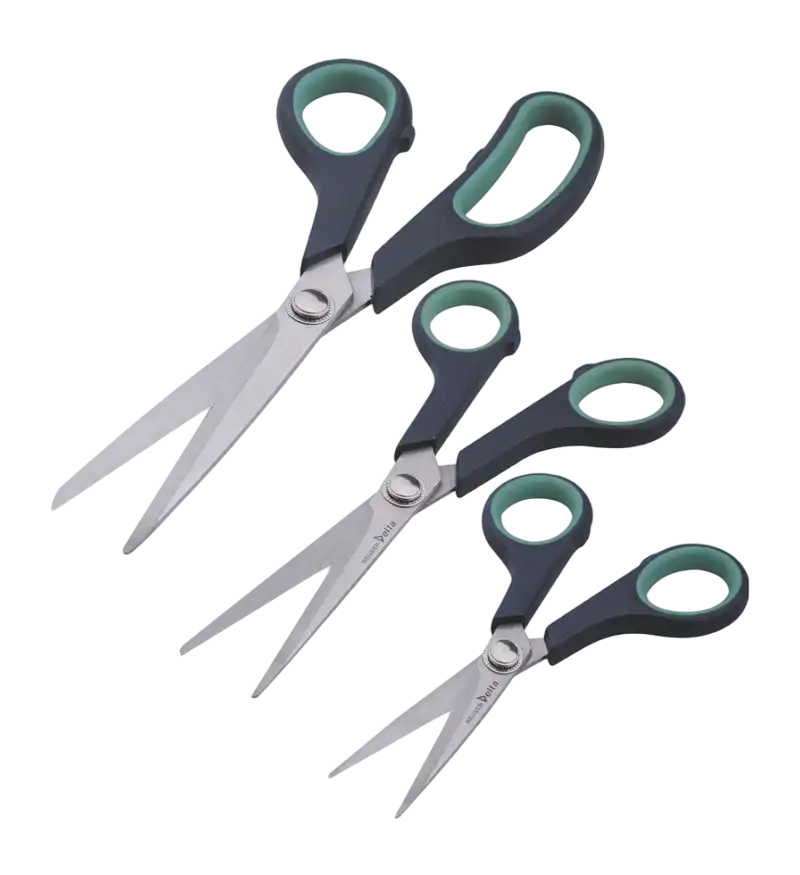 Scissors, Stainless Steel Tip, Plastic Handle, General Use, Sharp/Straight Tips, 130 mm Total Length