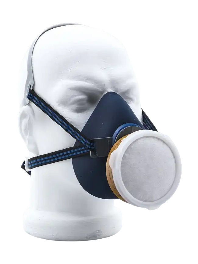 Mask, Half Face, for Dust, Fine Particles, Mist, Smoke, Organic Vapours and Gases with Boiling Point 65°C or Above