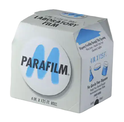 Parafilm, Polioefin and Paraffin Mixture, 100 mm Width, 38 m Length