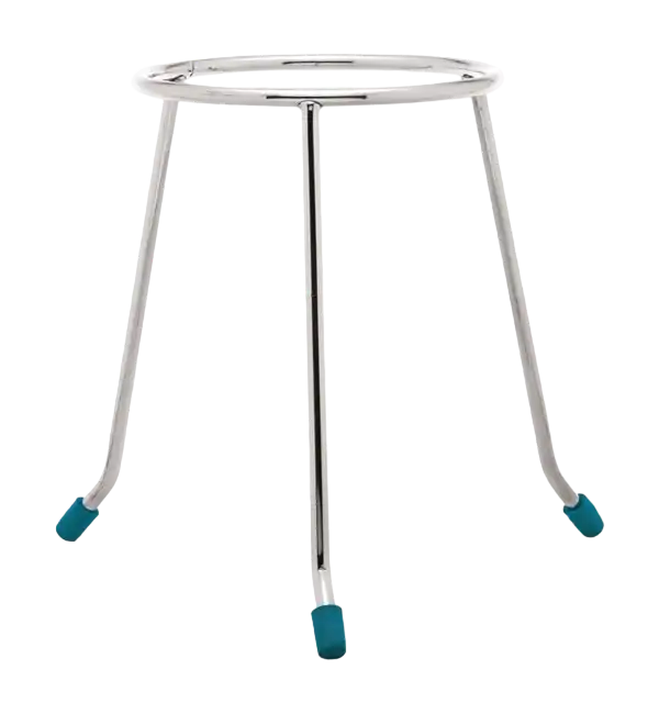 Laboratory Tripod, Chromated Steel, Holding Ring with 125 mm Diameter, 200 mm Fix Height