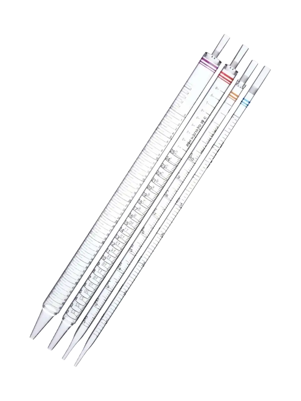 Serological Pipettes, P.S, Graduated, Disposable, Single Pack, Sterile, Black Scale, Yellow Ring Mark, 1 ml Volume, 500 pcs/box