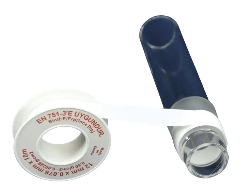 Joint Sealing Tape, PTFE, -200°C ... +260°C Thermal Resistance, Roll, 12 mm Width, 10 m Roll Length