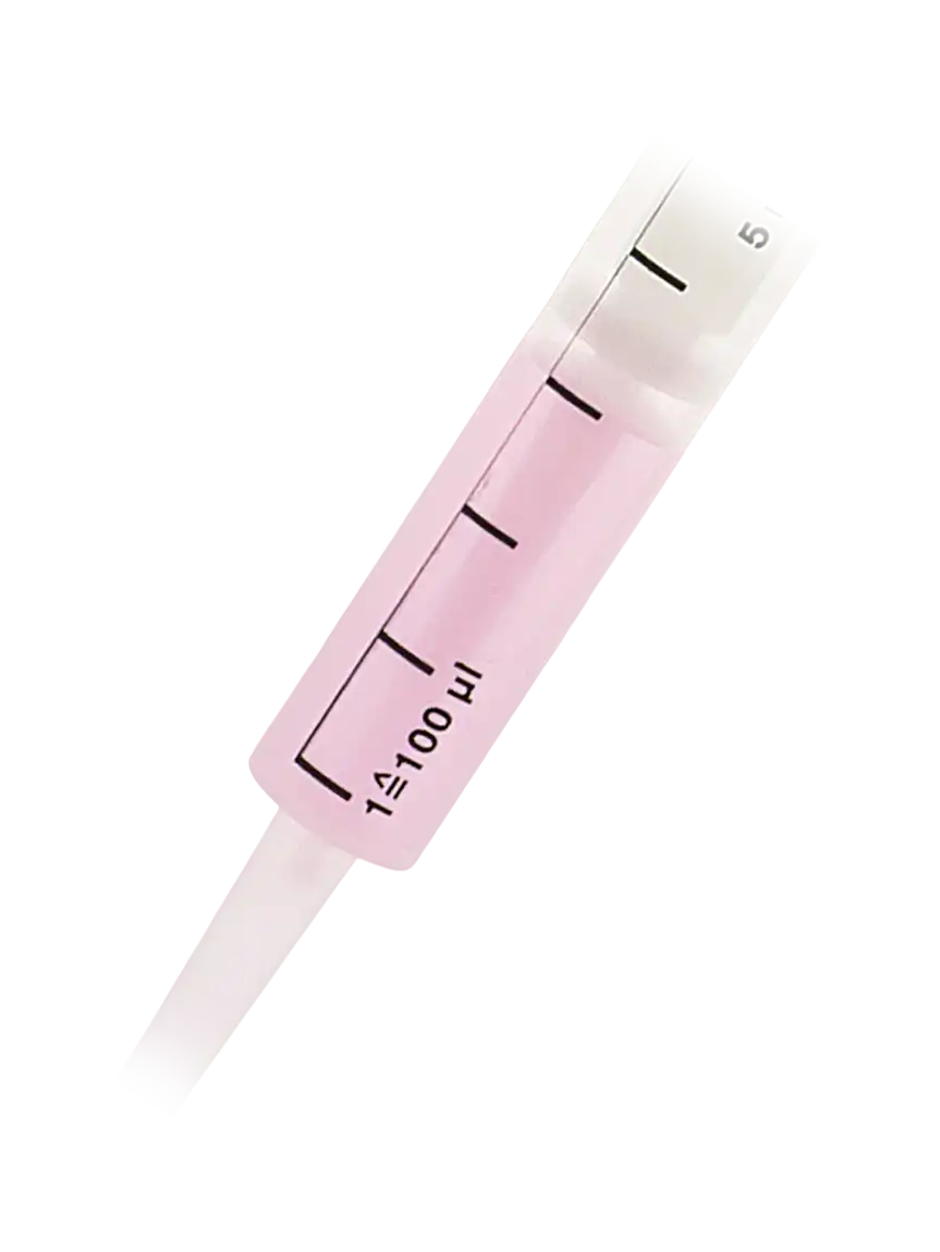 Repetitive Pipette Tips, P.P Cylinder and HDPE Piston, Non-autoclavable, Non-sterile, 1,25 ml Volume, 10 pcs/pack