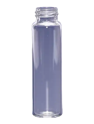 Vial, Glass, Clear, N15 Screw Neck, 12 ml Volume, 18,5 x 66 mm Dimensions, W/O Label, W/O Cap and Septa, 100 pcs/pack