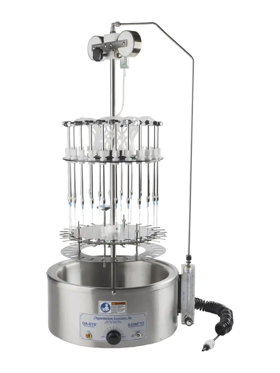 Nitrogen Evaporator, N-EVAP Series, Standard, with Water Bath (30-90°C and 900 W), Analog Control, 24 Sample Positions