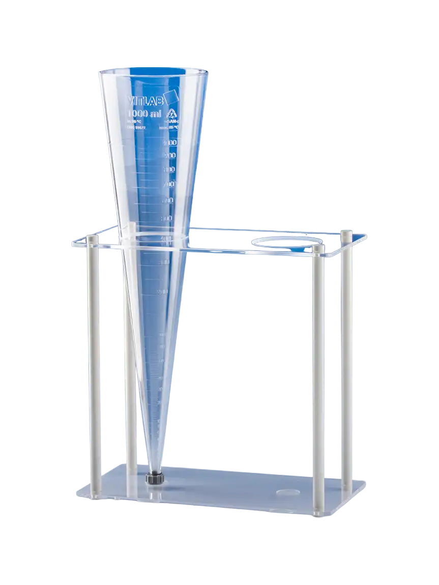 Imhoff (Sedimentation) Cone Stand, PMMA, 2 Cone Capacity, 150 mm Length, 300 mm Width, 290 mm Height