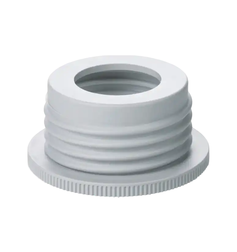 Adapter, P.P, for Simplex²/Genius² Dispensers and E/RS Burettes, GL 45 External Thread, GL 38 Bottle Neck Threads