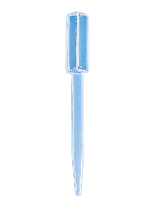 Dropping Pipettes, PE-LD, Non-Graduated, with Integrated Pipetting Bulb, Non-sterile, In Box, W/O Scale, 98 mm Length, 1,8 ml Volume, 250 pcs/pack