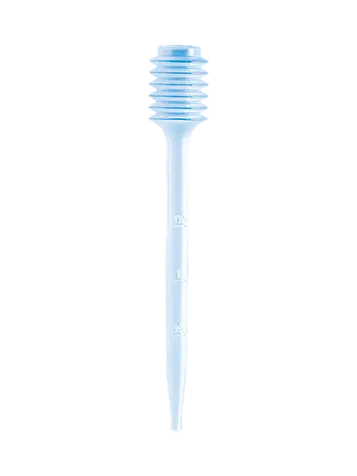 Dropping Pipettes, PE-LD, Graduated, with Integrated Bellows, Non-sterile, In Box, Embossed Scale, 134 mm Length, 1,5 ml Volume, 100 pcs/pack