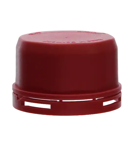 Screw Cap with Security Ring, P.P, VITgrip™, Red, GL 45 Neck