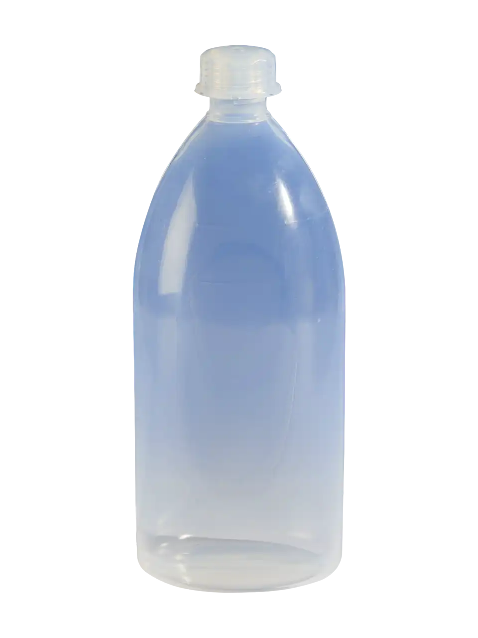 Bottle, PFA, Clear, Screw PFA Cap, S 28 Neck, Round Body, Autoclavable, W/O Scale, Non-sterile, 37 mm Bottom Diameter, 86 mm Height, 50 ml Volume