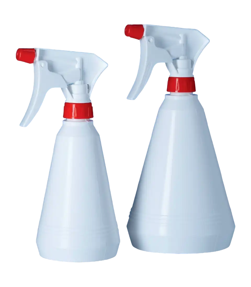 Spray Bottle, P.P, White Body, Trigger with Safety Lock, 400 ml Volume