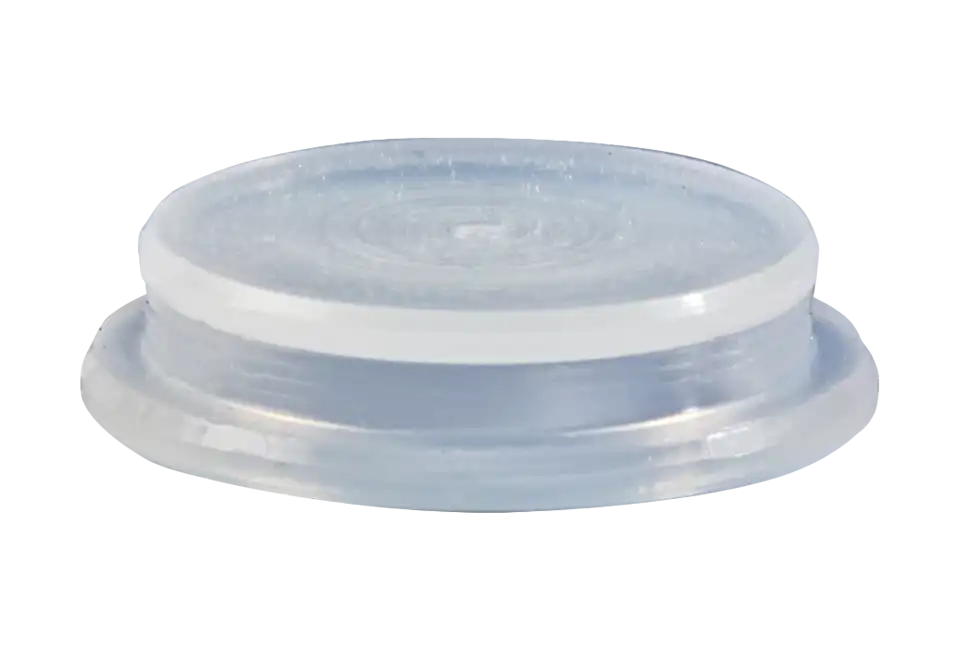 Autosampler Vial Caps, PFA, Plug-Seal, 5 mm Height, 18 mm Outer Diameter (for 105097-105197-105297 Coded Vitlab Autosampler Vials)